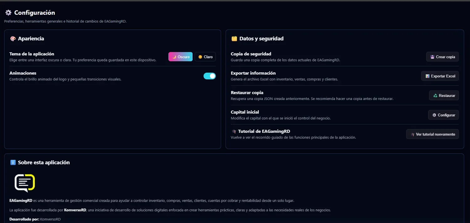Acerca de EA Gaming y Komverso